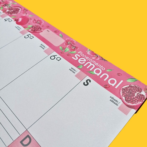 Imagem 6 de 9 de Planner De Mesa Semanal Permanente A4