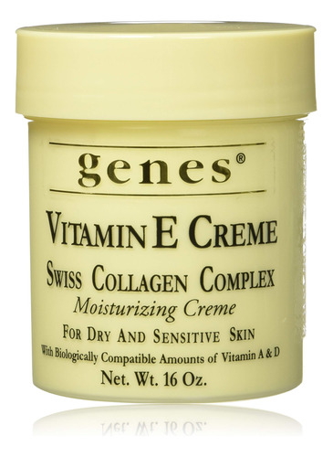 Genes Vitamina E Creme Suizo Collagen Complex Crema Hidrata.