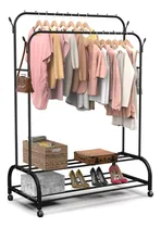 Comprar Hotmai Perchero Para Ropa, Doble Barra Con Ruedas, Perchero 