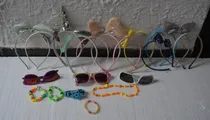 Comprar Lote 3 Lentes Sol, 12 Tiaras Unicornio, Moñas, Pulseras Niña