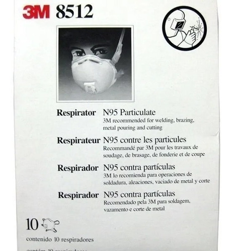 Mascarillas Tapabocas 3m -8512 Con Válvula Originales
