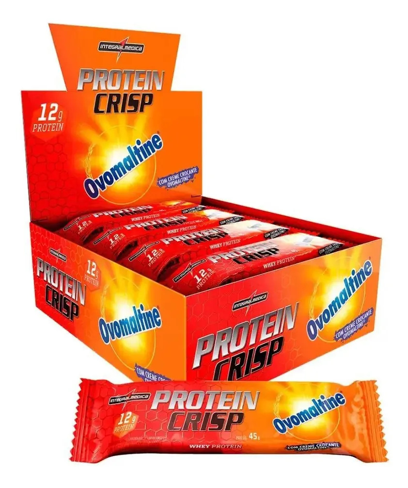 Barra Proteína Ovomaltine Crisp 12g Proteína - Integralmédic