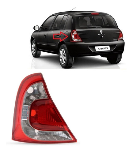 Faro Trasero Clio Mio 2012 2013 2014 2015 2016 2017 Izq