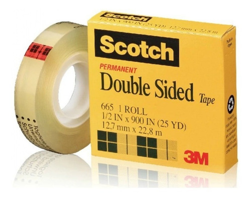 Cinta Doble Faz Scotch #665  3m 12,7mm X 22,8m