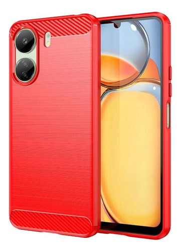 Funda Carbono Para Xiaomi Redmi 13c / Poco C65