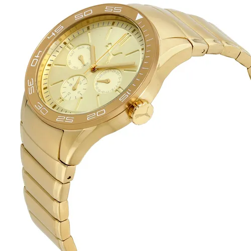 Reloj Puma Pu102822003 Para Mujer Multifuncional Dorado Env o gratis