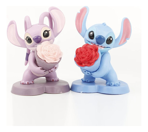 Juego De 7 Modelos De Juguetes Stitch Mickey Minnie With Ete
