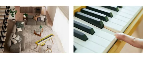 Piano Digital Casio Privia Px-s7000 C2 Amarelo 88 Teclas