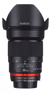 Rokinon Ae35m-c 35mm F1.4 Aspherical Lens For Canon Ef