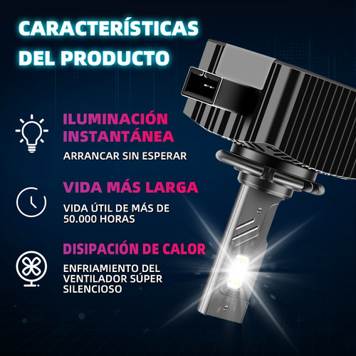 Par Faros Led Para Hid Xenón D3s/d3c/d3r 160w 24000lm 6000k