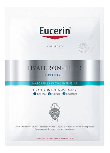 Eucerin Hyaluron Filler Mascarilla Facial Intensiva Antiedad