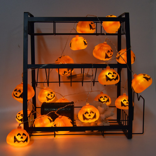 Cadena De 20 Led Con Forma De Calabaza Para Halloween, 3 Met