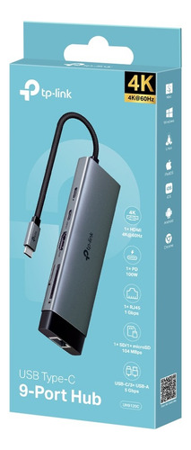 Tp-link 9 En 1 Hub Usb-c Para Oficina, Fotógrafo Y Jugador