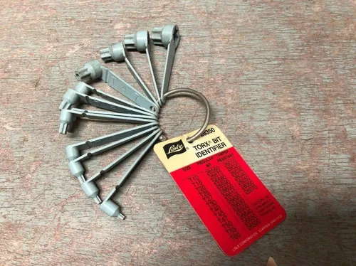 Identificador De Medidas Tornillos Torx T10 A T60 Lisle