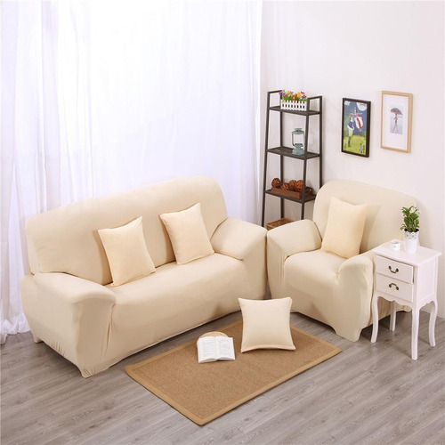 = Spandex Estiramiento Sofá De 2 Plazas Sofá Asiento Cover