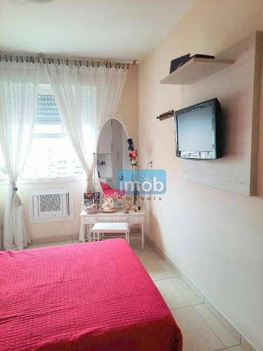 Imagem 10 de 26 de Boqueirao Em Santos, Elevador, Andar Alto, Vista Livre, 2 Dorms, 2 Wcs, 1 Vaga De Garagem. - Ap7898