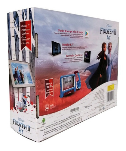 Imagen 7 de 8 de Kit Frozen Tablet 7'' + Audífonos + Bumper Disney