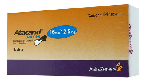 Atacand Plus Tabletas 16 Mg/12,5 Mg, 14 Tabletas