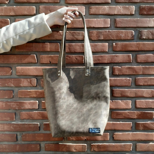 Cartera Shopping Bag - Modelo Alhambra Habano