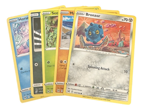 Lote 5 Cartas Pokémon Tcg Originales