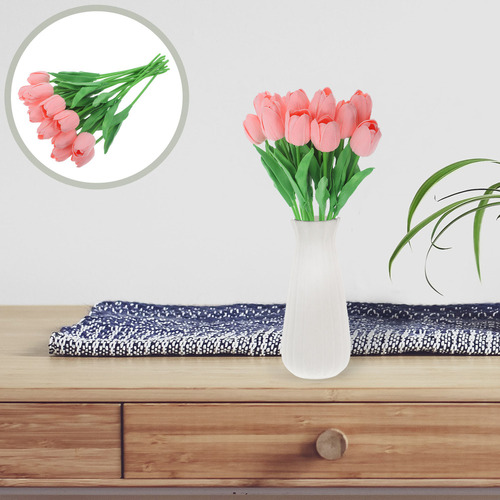 Centros De Mesa Con Forma De Tulipán Artificial, 15 Unidades