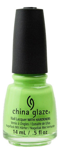 Esmalte De Uña China Glaze Verde Brillante Endurecedor 14ml