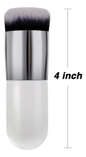 2 Piezas Brocha Para Base Brocha De Maquillaje Gordita Broch