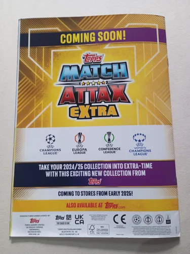 Guía Topps Tarjetas Álbum Match Attax. 2024-2025 (Usado)
