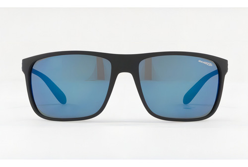 Gafas de sol Arnette Bushing An4244 01/55, negro mate, azul oscuro