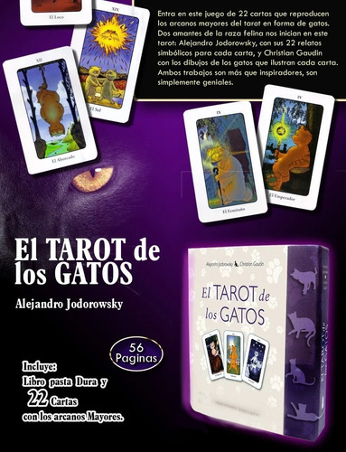 El Tarot De Los Gatos Libro Tarot + Cartas