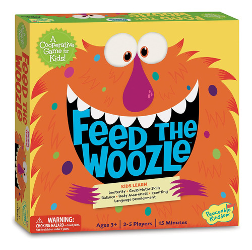 Juego De Mesa Para Niños Feed The Woozle Para Aprendizaje