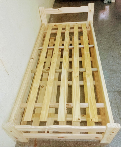 Cama Una Plaza Con Carro Cama O Cajon Excelente Calidad