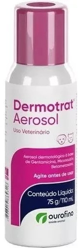 Dermotrat Aerosol Anti Inflamatorio Cães E Gatos 110ml