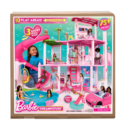 Casa De Muñecas Barbie Nueva Casa De Los Sueños Hmx10 Color