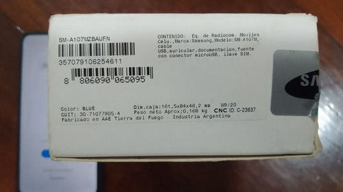 Samsung Galaxy A10s 32 Gb Azul Impecable!!! Azul (Usado)