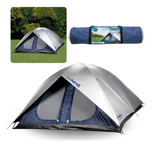 Barraca Camping 8 Pessoas / Coluna D Agua 1200mm Luna Mor