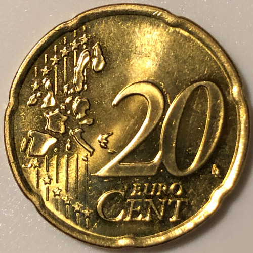 Irl036 Moneda Irlanda 20 Euro Cent 2002 Unc-bu Ayff (Usado)