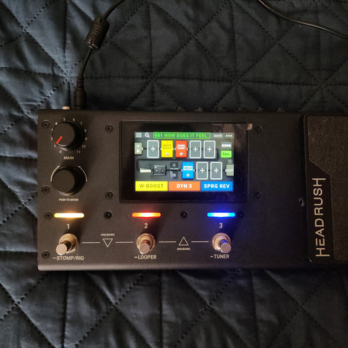 Pedal Multiefectos Headrush Mx5 Negro (Usado)
