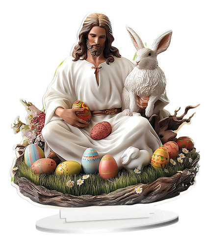 Decoración De De Pascua, Adorno Acrílico Plano 2d, Regalo,