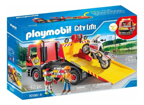 Playmobil 70199 City Life Grúa Remolque