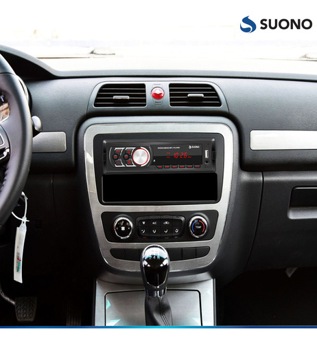 Stereo Auto Micro Sd Mp3 Usb Radio Fm Fijo Bluetooth Autoestereo Control Remoto Manos Libres