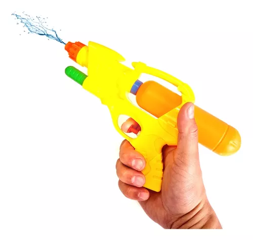 Kit 3 Pistola Arminha Water Gun Lança Água Brinquedo 23cm