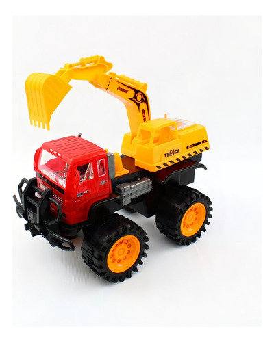 Camion De Construccion Excavadora De Friccion Juguete Niños