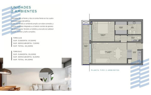 Imagen 1 de 15 de Departamento - Saavedra- 2 Ambientes  Dom En Suite Con Vestidor -parrilla -terraza- Laundry