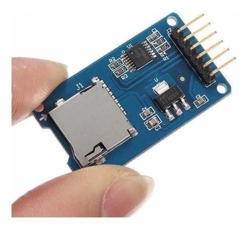 Módulo Leitor E Gravador De Cartão Micro Sd Ideal P/ Arduino