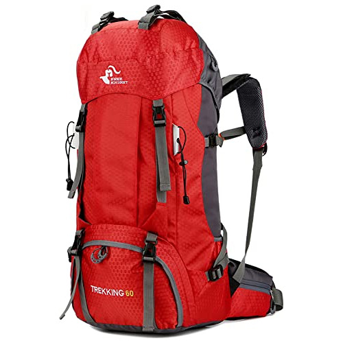 Bseash 60l Waterproof Lightweight Hiking Backpack Zkf1i