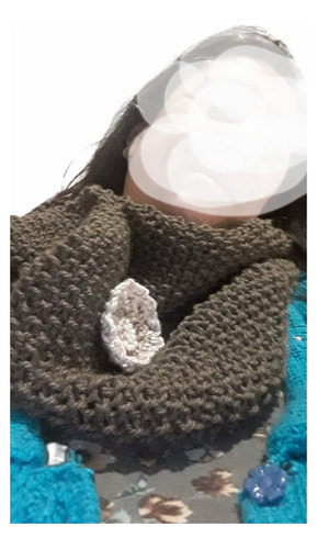 Cuello Infinito Antialérgico / A Mano / Artesanal (tlc64)