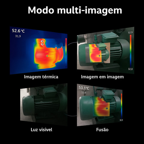 Câmera Infravermelha Térmica Temperatura Uni-t Uti320e