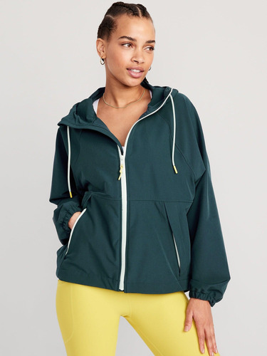 Chaqueta Mujer Old Navy Stretchtech Verde