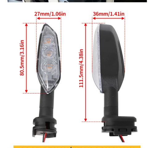 Xd Par Direccionales Led Para Yamaha Mt07 Mt09 R15 Fz 25